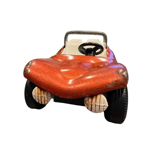 Vintage TONKA Fun Dune Buggy Pressed Steel Metallic Orange Toy Vehicle Made USA - Picture 8 of 12